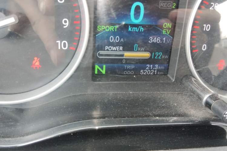 Used CHANGAN KUAYUE Xing V7 EV 2024 251 km Luxury Dual-Door Version 6 Seats Odometer Close Up