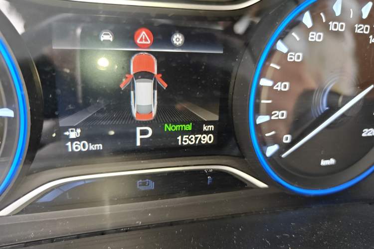 Used AION S 2023 Meizu 580 Lithium Iron Phosphate Odometer Close Up