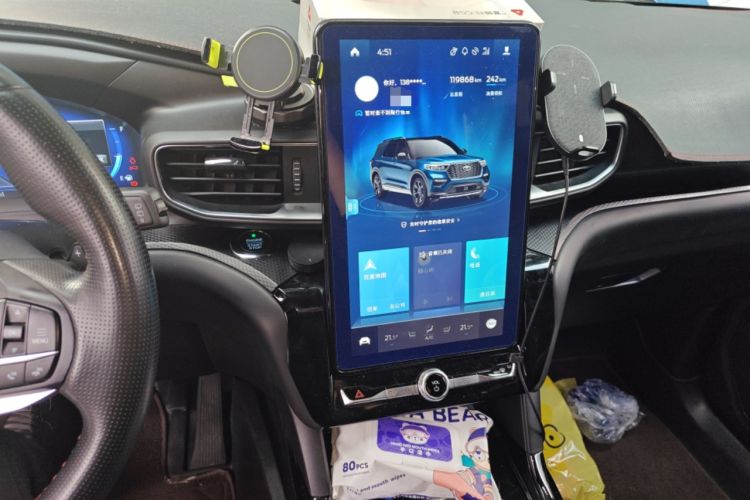 Used Ford Explorer 2020 EcoBoost 285 Four-Wheel Drive Sport Edition ST-LINE 7-Seater Audio And AC Panel