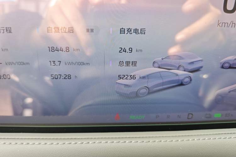 Used IM L6 2024 Max Long-Range Version Odometer Close Up