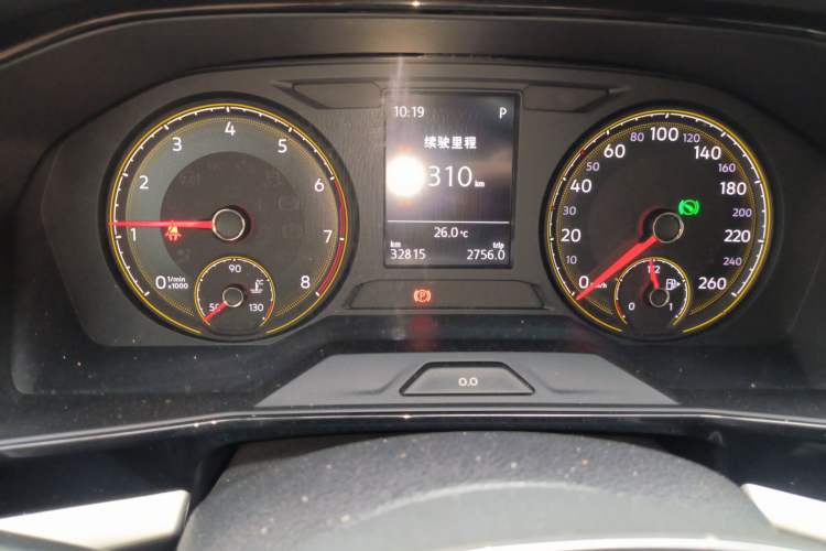 Used Volkswagen Lavida 2019 280TSI DSG Comfort Edition China VI standard Odometer Close Up