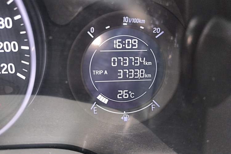 Used Honda Vezel 2020 1.5L CVT Pioneer Edition Odometer Close Up