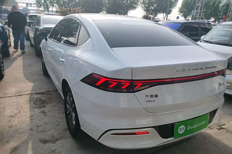 Used BYD Qin PLUS 2024 HONOR Edition DM-i 55KM Leading Model Rear Left 45 Deg