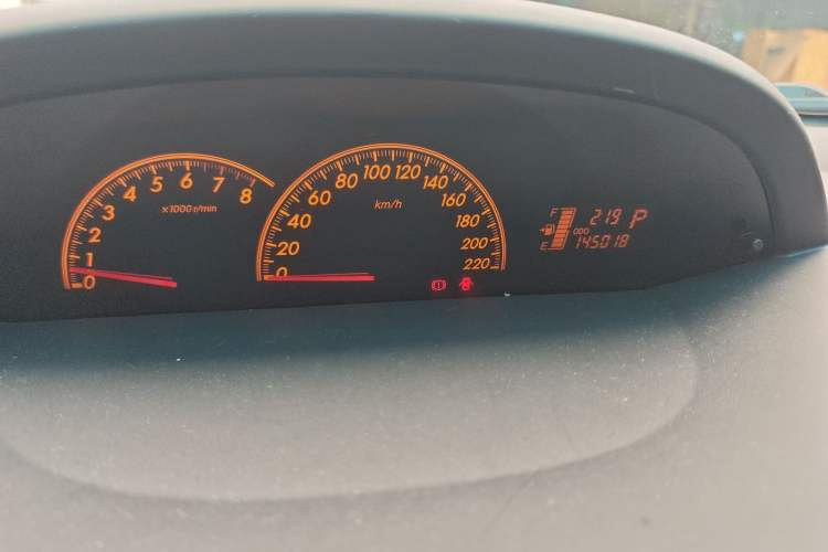 Used Toyota Yaris 2011 1.6E Automatic Charm Edition Odometer Close Up