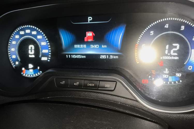 Used Peugeot 408 2020 360THP 10th Anniversary Edition Odometer Close Up