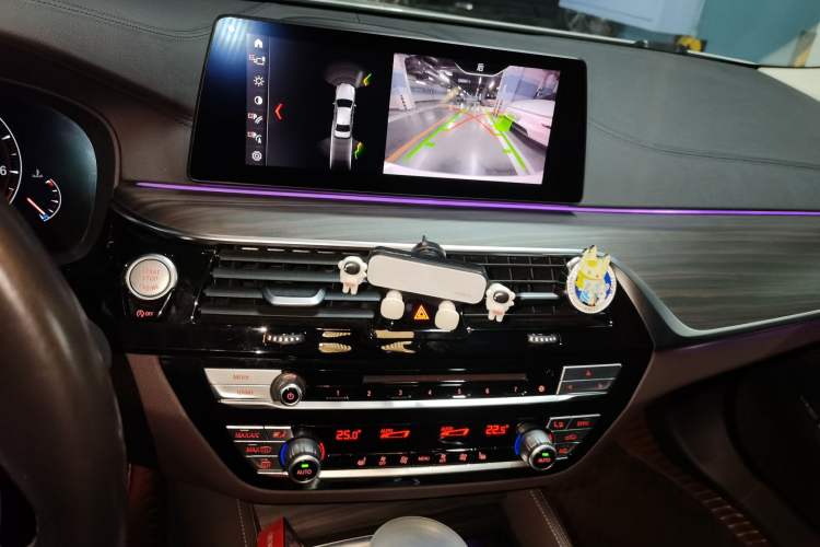 Used BMW 5 Series 2019 530Li xDrive Luxury Package Audio And AC Panel