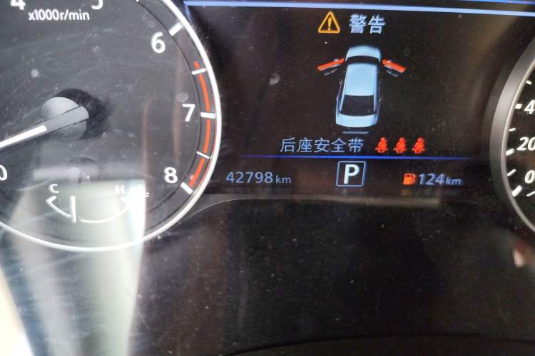 Used Nissan Teana 2022 2.0L XL-Upr Enjoyment Edition Odometer Close Up