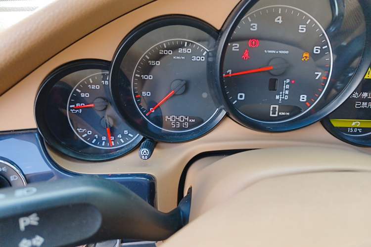 Used Porsche Panamera 2010 Panamera 4 3.6L Odometer Close Up