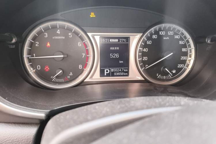 Used Suzuki Vitara 2016 1.4T Automatic 4x4 Flagship Model Odometer Close Up