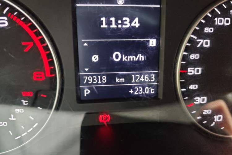 Used Audi A3 2018 30th Anniversary Edition Sportback 35 TFSI Ambition Model Odometer Close Up