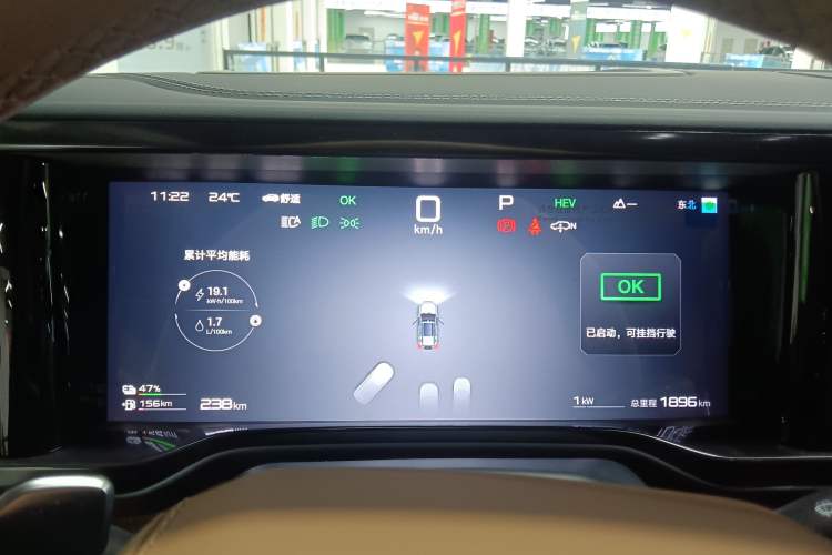 Used Formula Leopard 5 2025 Model 210KM Cloud Ride Tian Shen Ultra Version Instrument Cluster