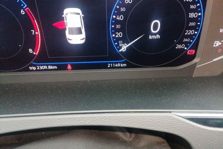 Used Volkswagen Magotan 2023 2 Million Units Commemorative Edition 330TSI DSG Luxury Version Odometer Close Up