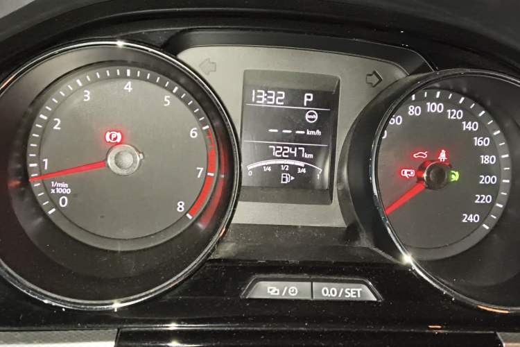 Used Volkswagen Bora 2018 1.5L Automatic Comfort Model Odometer Close Up