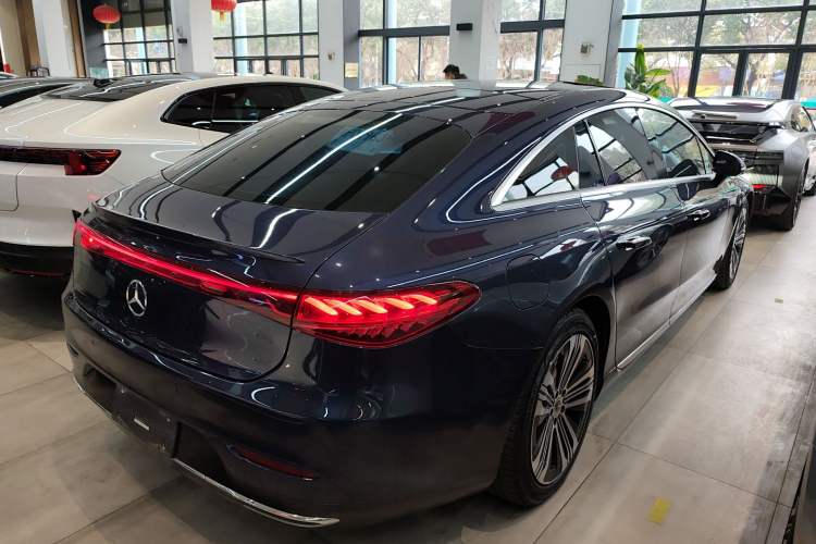 Used Mercedes-Benz EQS 2022 Updated Version 450+ Pioneer Edition Rear Right 45 Deg