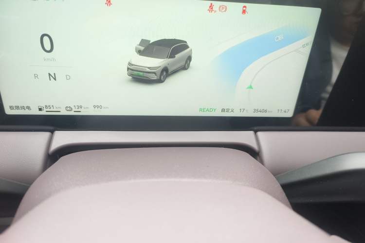 Used Leapmotor C11 2024 Range-Extended 300 LiDAR Edition Odometer Close Up