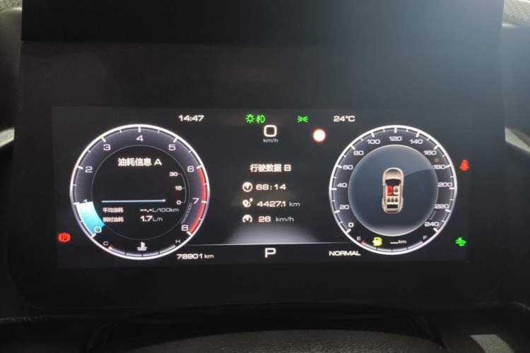 Used Haval DARGO 2021 1.5T DCT Two-Wheel Drive Border Collie Edition Instrument Cluster