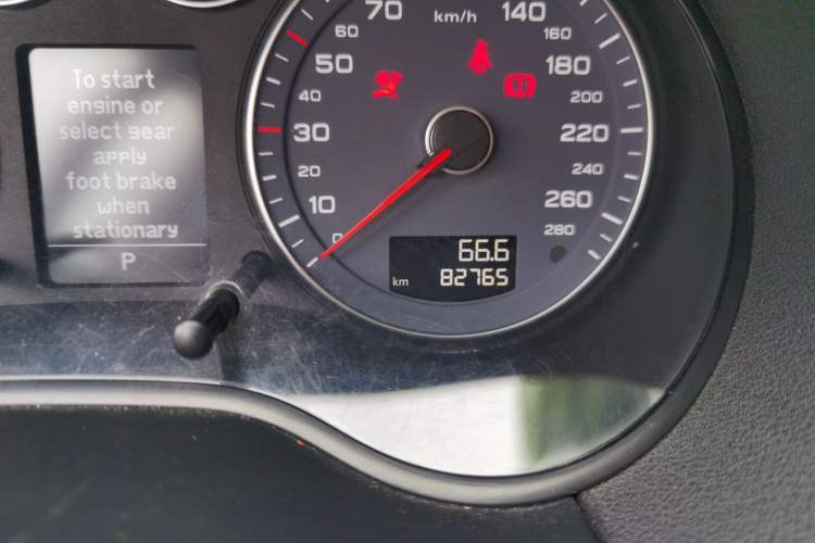 Used Audi A3 2012 Sportback 1.4T Technology Model Odometer Close Up