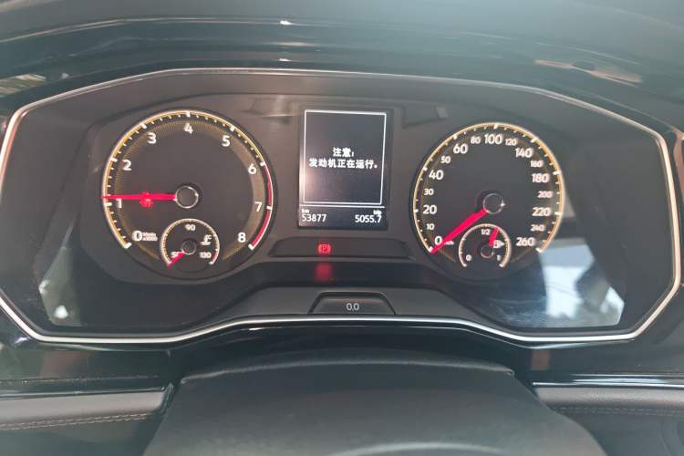 Used Volkswagen Sagitar 2019 280TSI DSG Comfort Version China VI Standard Odometer Close Up