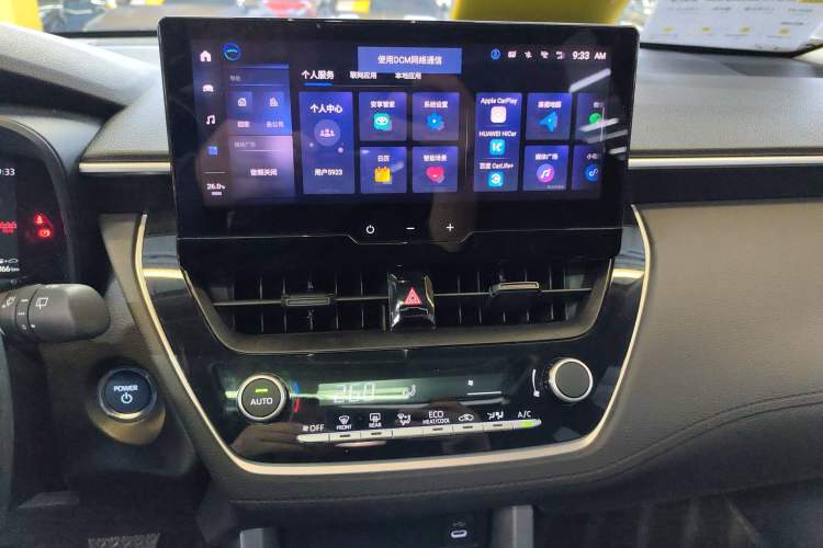 Used Toyota Corolla Cross 2023 Dual-Motor 2.0L Elite Edition Audio And AC Panel