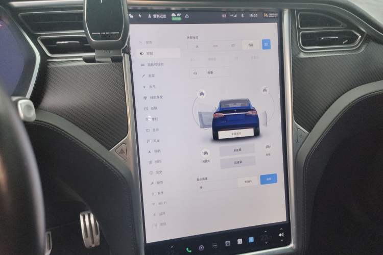 Used Tesla Model X 2016 X 90D Audio And AC Panel