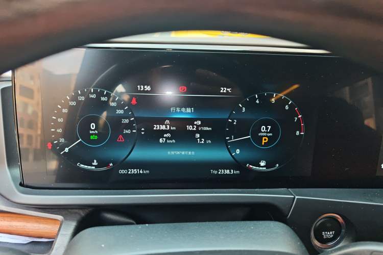 Used Juntian Black Warrior Youth 2025 2.0T Gasoline Top-of-the-Line Version Instrument Cluster