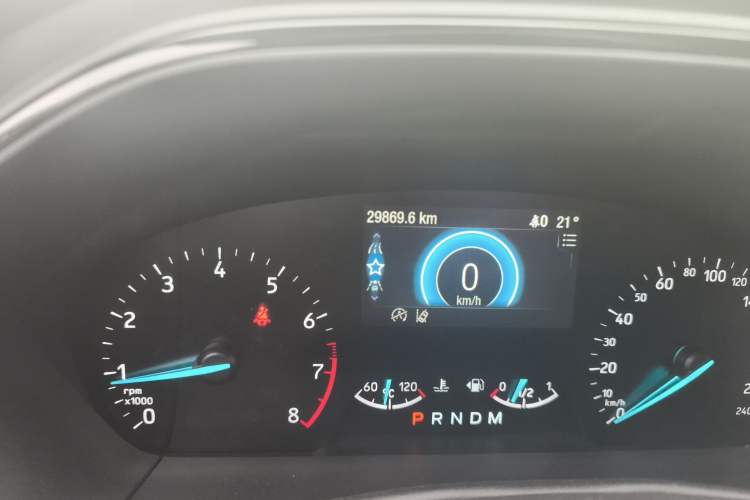 Used Ford Focus 2020 Hatchback EcoBoost 180 Automatic ST Line Odometer Close Up