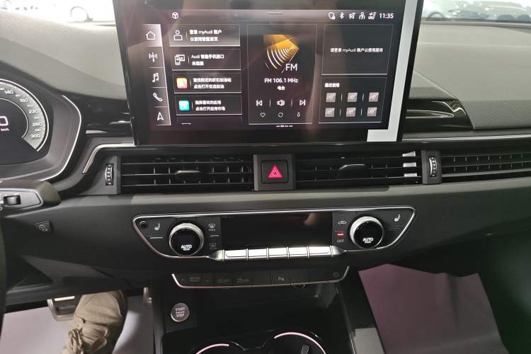 Used Audi A4L 2024 40 TFSI Luxury Dynamic Edition Audio And AC Panel