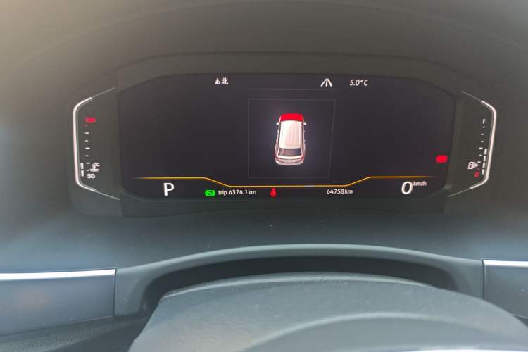 Used Volkswagen Teramont 2020 380TSI Four-Wheel Drive Luxury Version China VI Standard Odometer Close Up