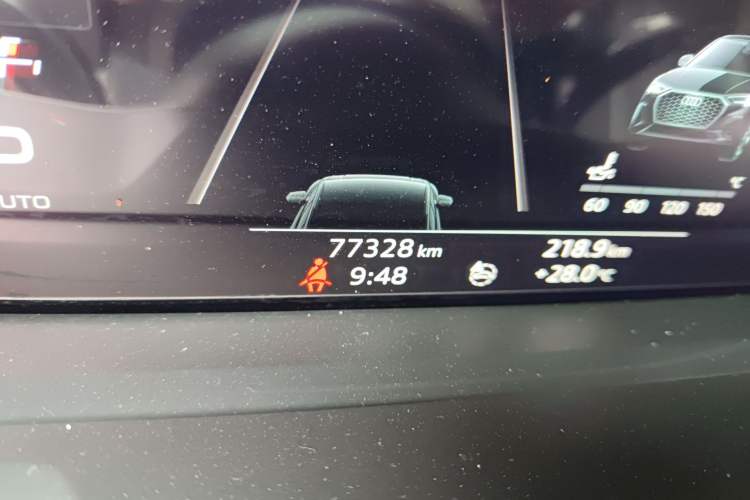 Used Audi Q3 Sportback 2020 45 TFSI quattro Luxury Edition Odometer Close Up