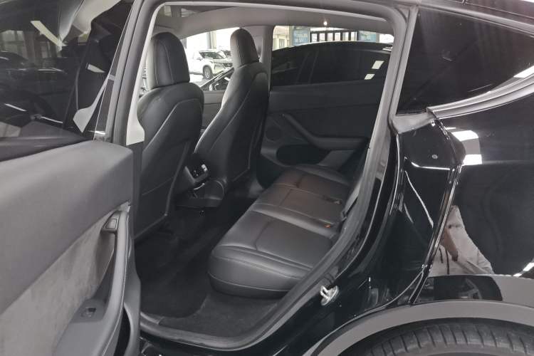 Used Tesla Model Y 2021 Standard Range Rear-Wheel Drive Version Left Rear Seat