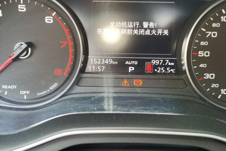 Used Audi A4L 2018 30th Anniversary Edition 40 TFSI Trendy Model Odometer Close Up