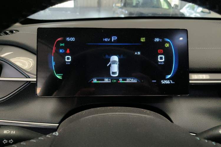 Used BYD Destroyer 05 2024 Honor Edition DM-i 120KM Luxury Model Instrument Cluster