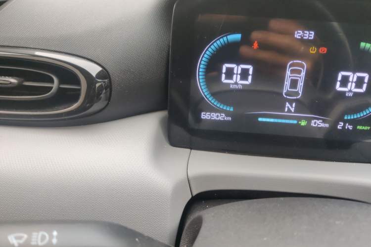 Used Leapmotor T03 2022 Agate Edition Odometer Close Up