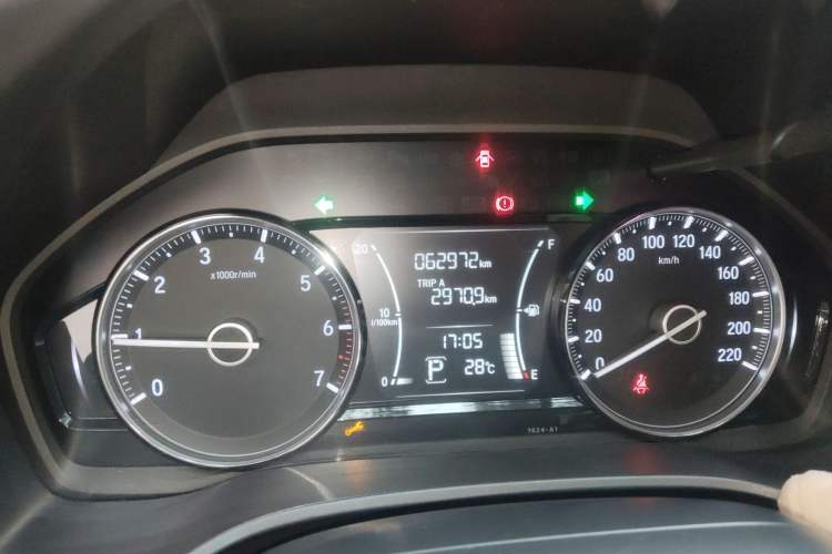 Used Honda Crider 2019 180 Turbo CVT Luxury Edition China VI Emission Standard Odometer Close Up