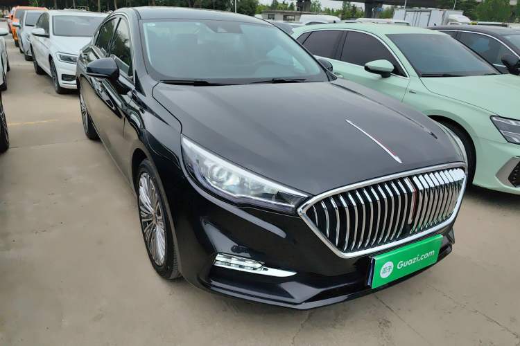 Used Hongqi H5 2022 Classic Model Facelift 1.8T Automatic Smart Connect Flagship Edition Front Right 45 Deg