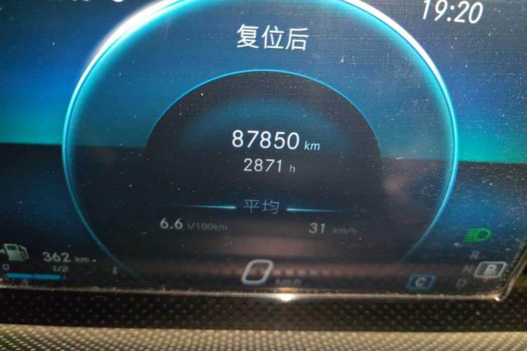 Used Mercedes-Benz A-Class 2019 Restyled A 180 L Sport Sedan Odometer Close Up