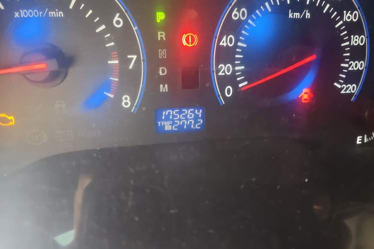 Used Mazda 8 2011 2.3L Deluxe Edition Odometer Close Up