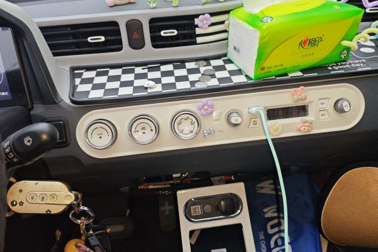 Used Wuling Hongguang MINIEV 2022 Macaron Fashion Model Lithium Iron Phosphate Audio And AC Panel