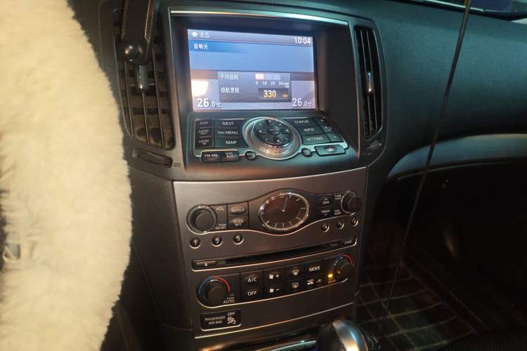 Used Infiniti G Series 2013 G25 Sedan Sport Edition Audio And AC Panel