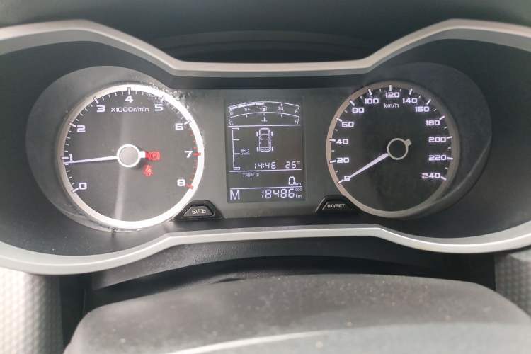 Used Geely Auto Emgrand GS 2016 Sports Edition 1.8L Manual LingShang Model Odometer Close Up