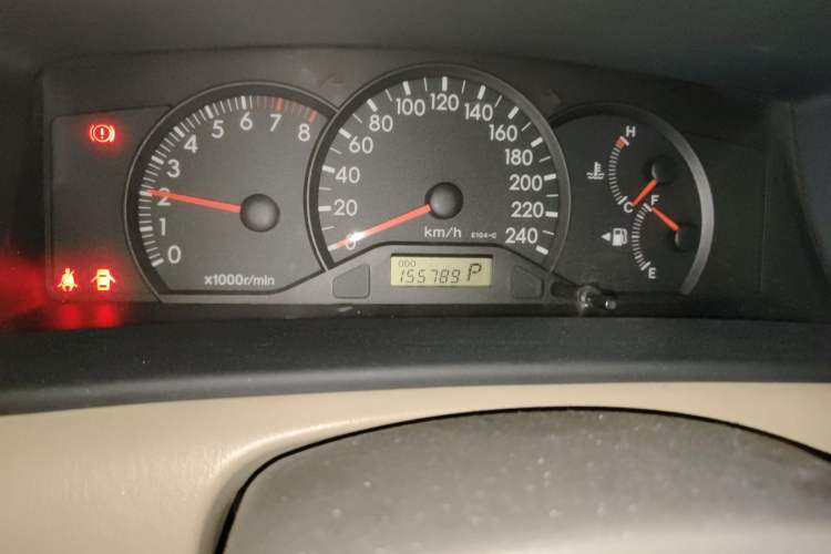 Used Toyota Corolla EX 2009 1.6L Automatic G Special Edition Odometer Close Up