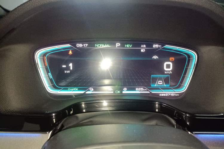 Used BYD Tang New Energy 2021 DM-i 112KM Prestige Model Instrument Cluster