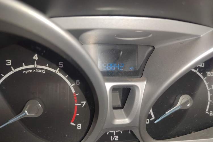 Used Ford EcoSport 2013 1.5L Automatic Prestige Model Odometer Close Up