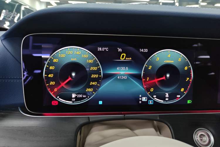 Used Mercedes-Benz E-Class 2022 E 300 L Sporty and Stylish Model Instrument Cluster