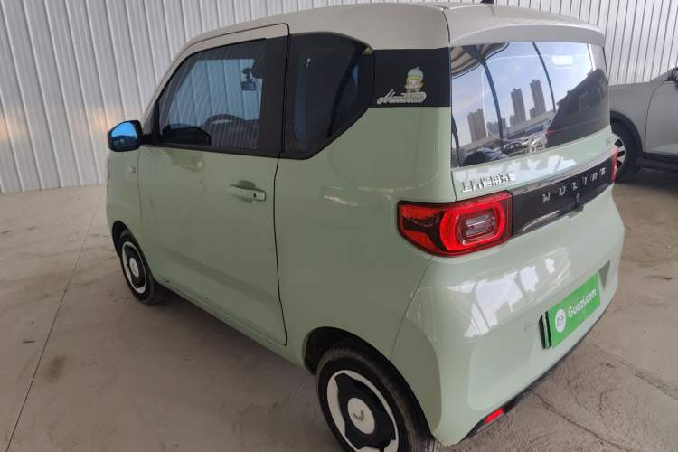 Used Wuling Hongguang MINIEV 2022 Macaron Premium Model – Lithium Ternary Battery Rear Left 45 Deg