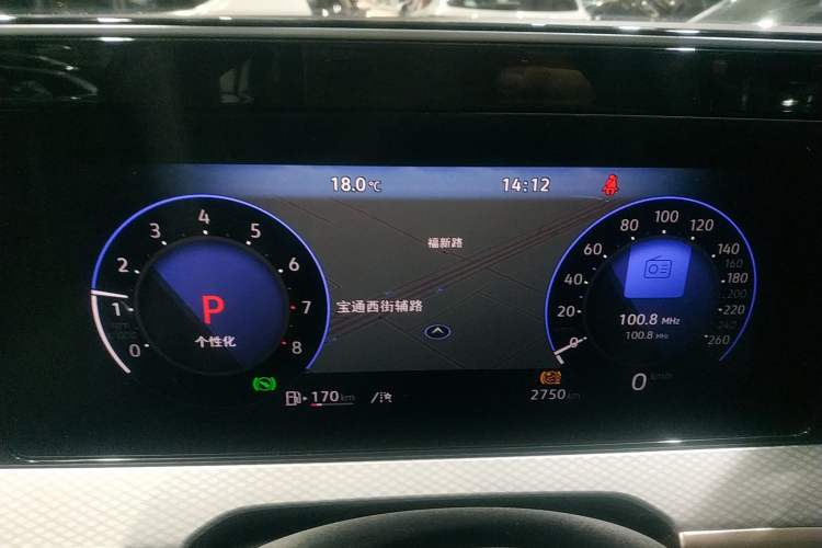 Used Volkswagen Tavendor 2023 380TSI Four-Wheel Drive R-Line Cruise Edition Instrument Cluster