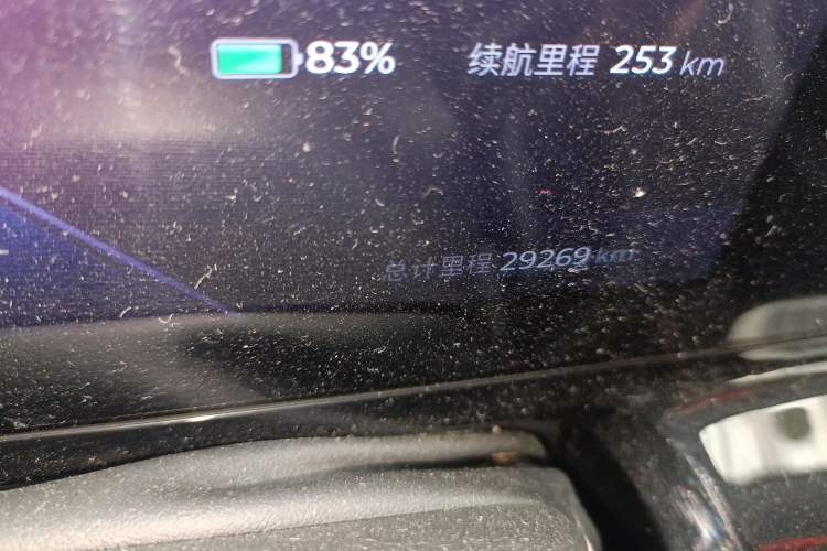 Used Baojun KiWi EV 2023 Smart Luxury Edition Lithium Iron Phosphate Odometer Close Up