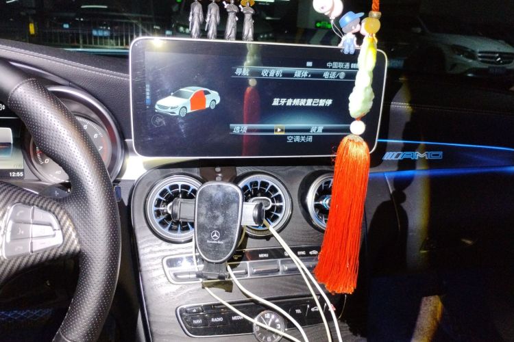 Used Mercedes-Benz C-Class 2015 Revised C 200 L Sport Edition Audio And AC Panel