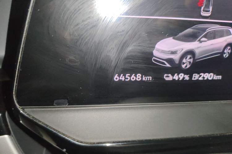 Used Volkswagen ID.6 CROZZ 2022 Long-Range Lite PRO Edition Odometer Close Up