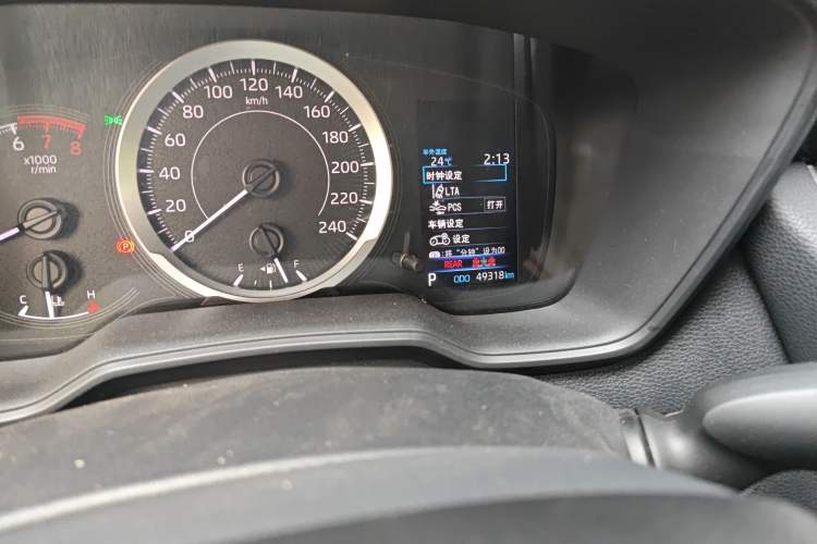 Used Toyota Corolla 2021 1.2T S-CVT Elite Edition Odometer Close Up